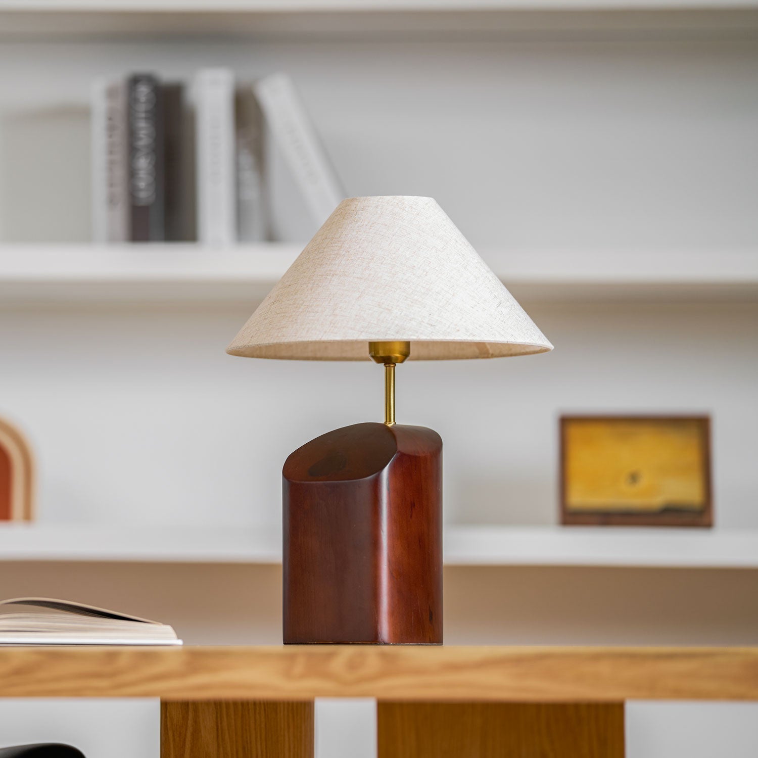 Tellon Houten Tafellamp