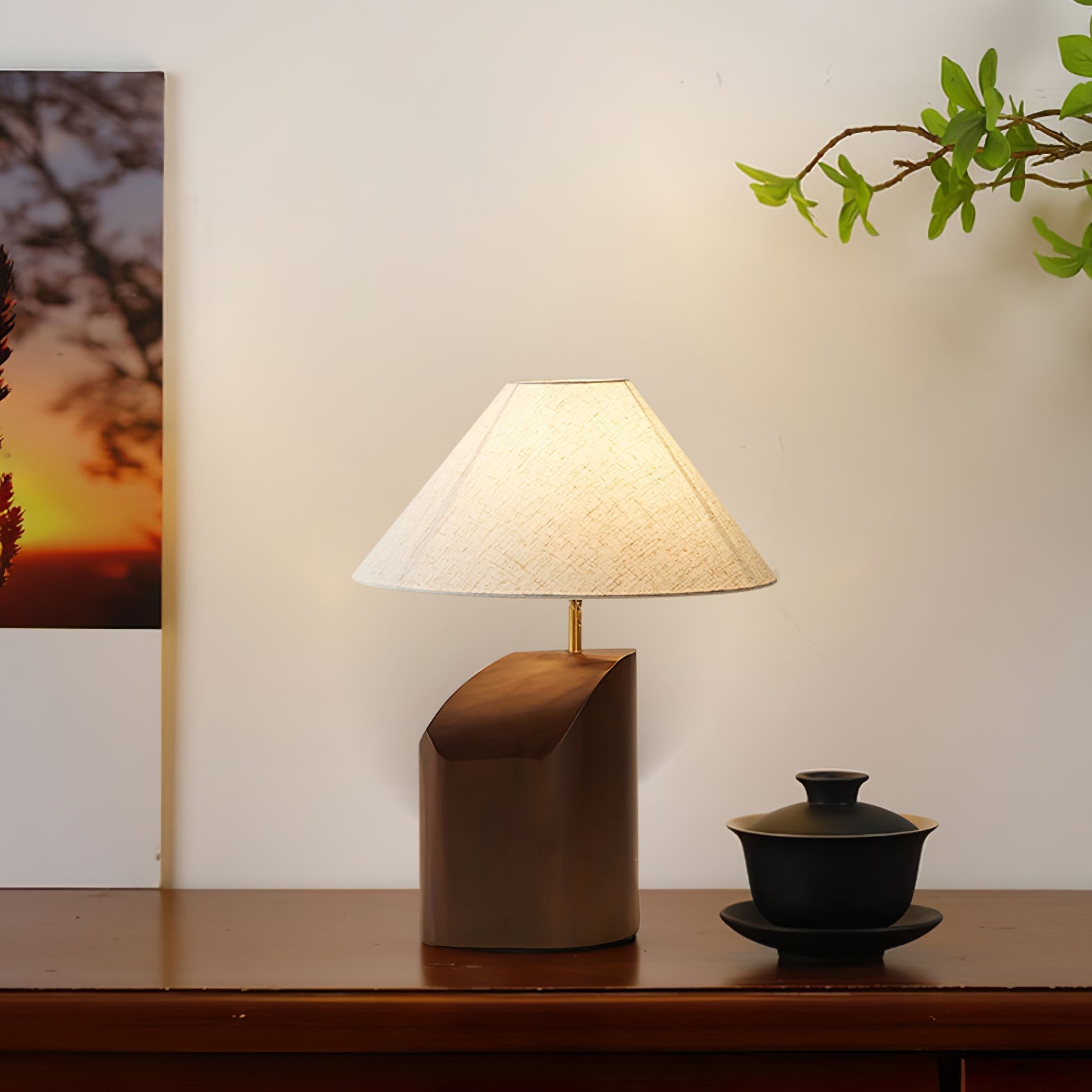 Tellon Houten Tafellamp