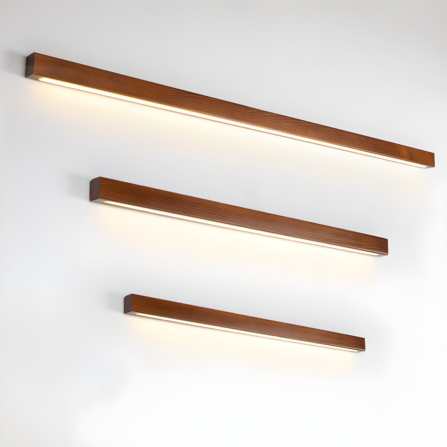 Meron Lineaire Houten Wandlamp