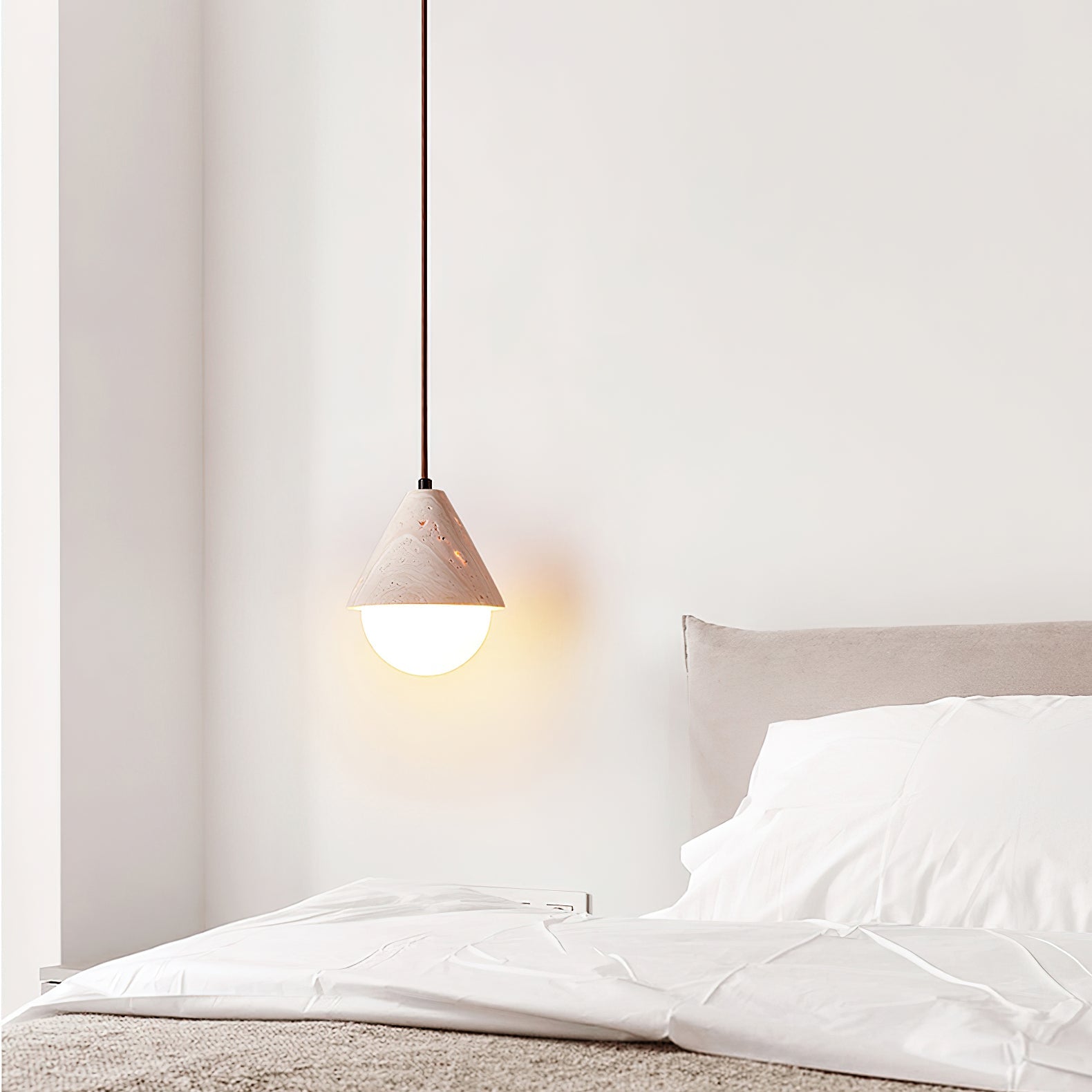 Alosim Travertijn Hanglamp