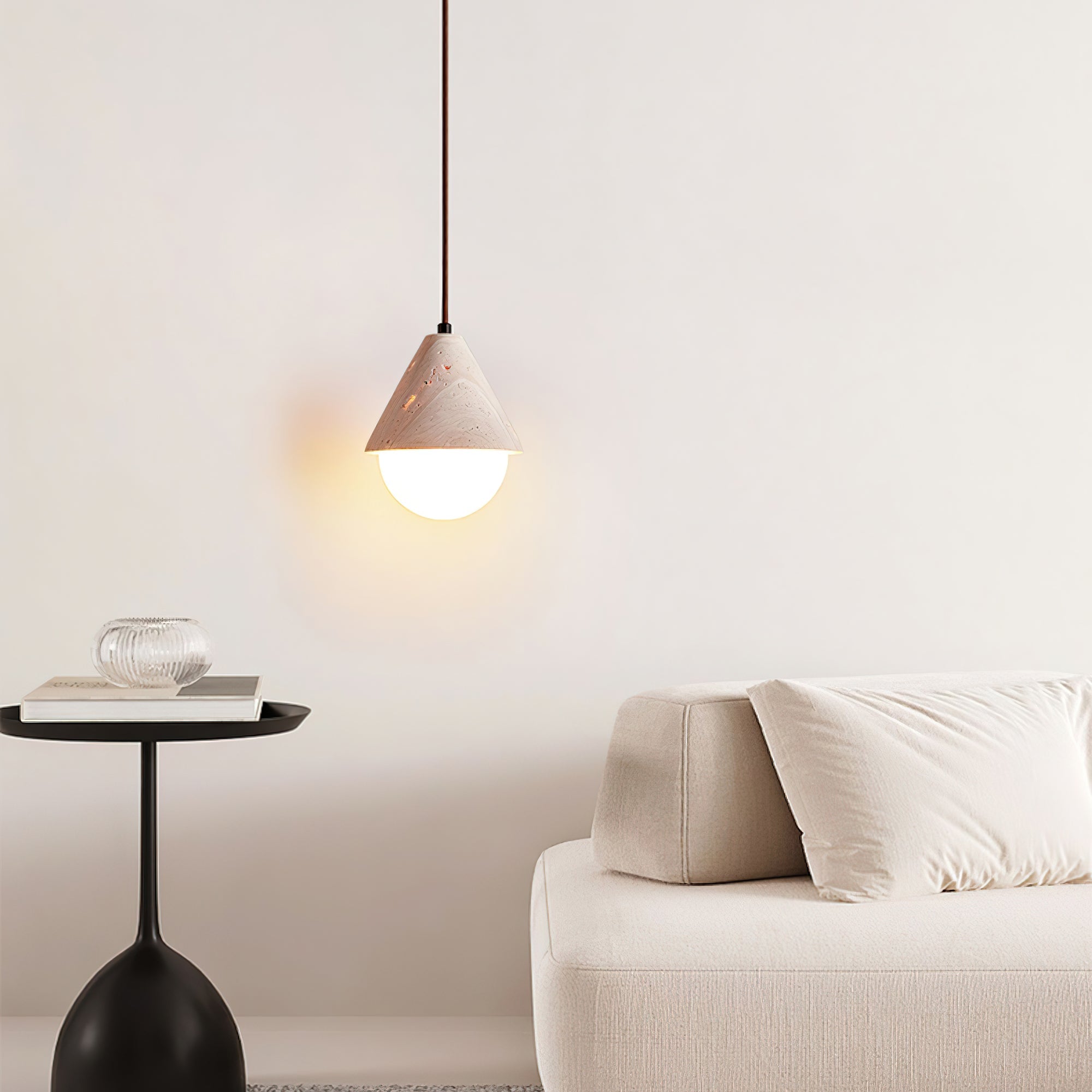 Alosim Travertijn Hanglamp