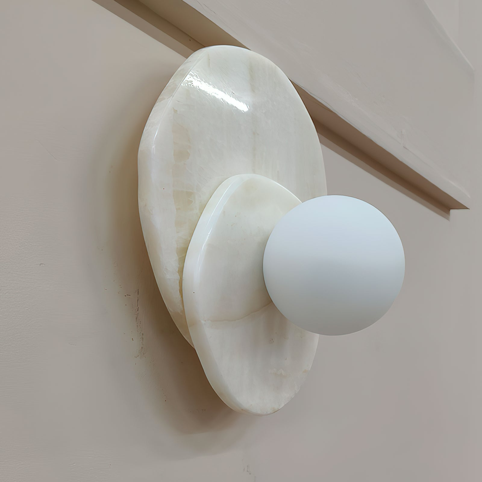 Erstone Marmeren Wandlamp