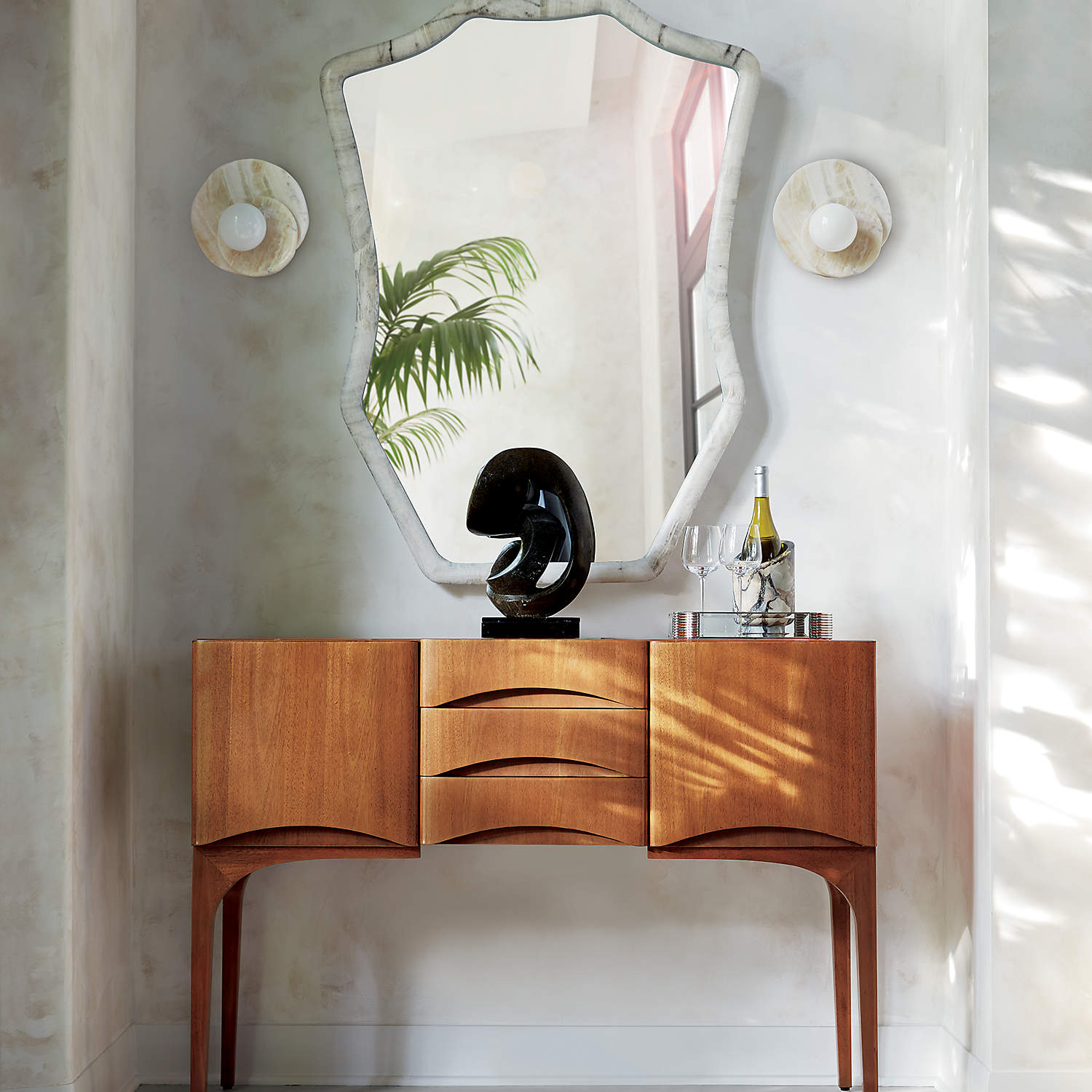 Erstone Marmeren Wandlamp