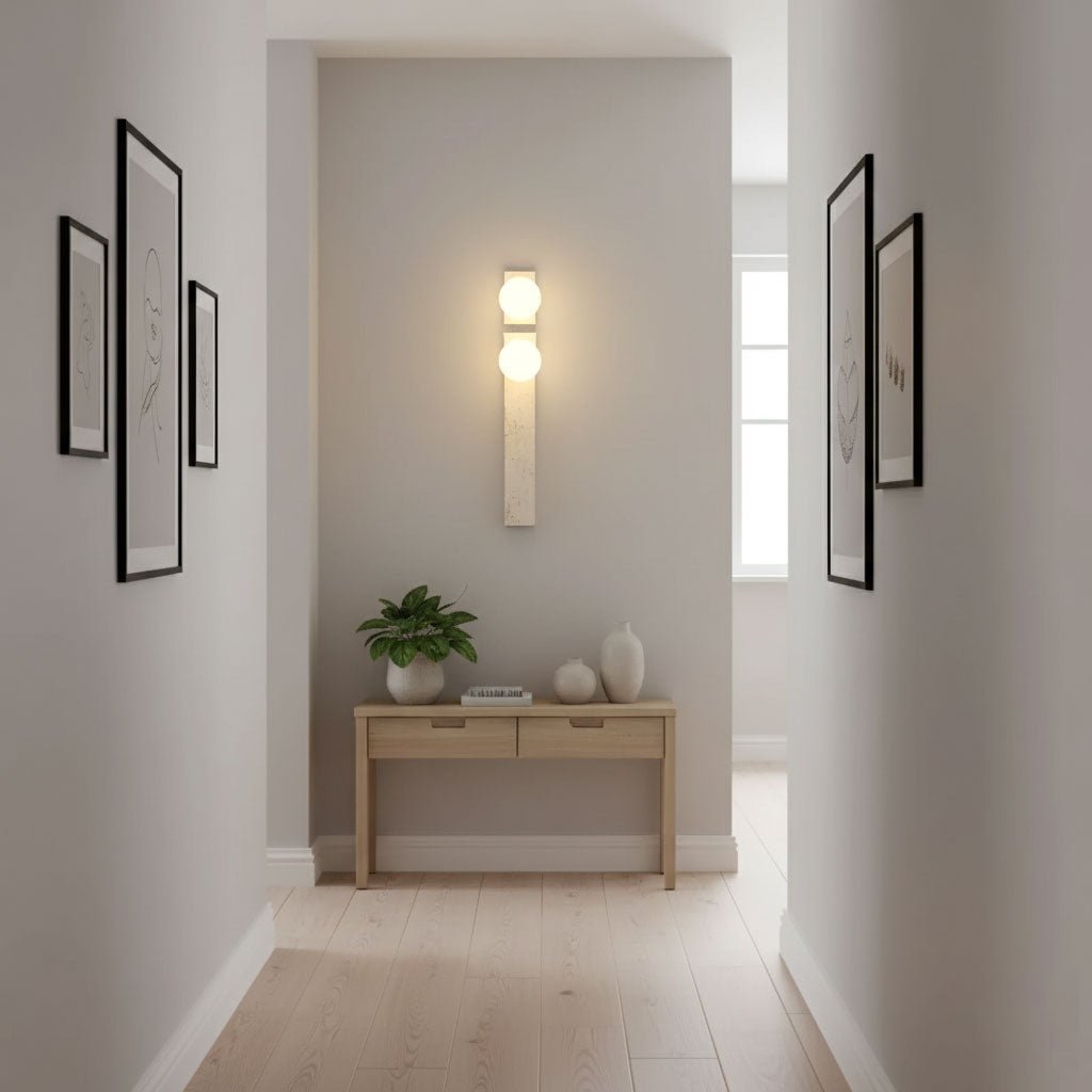 Asencis Natuursteen Wandlamp