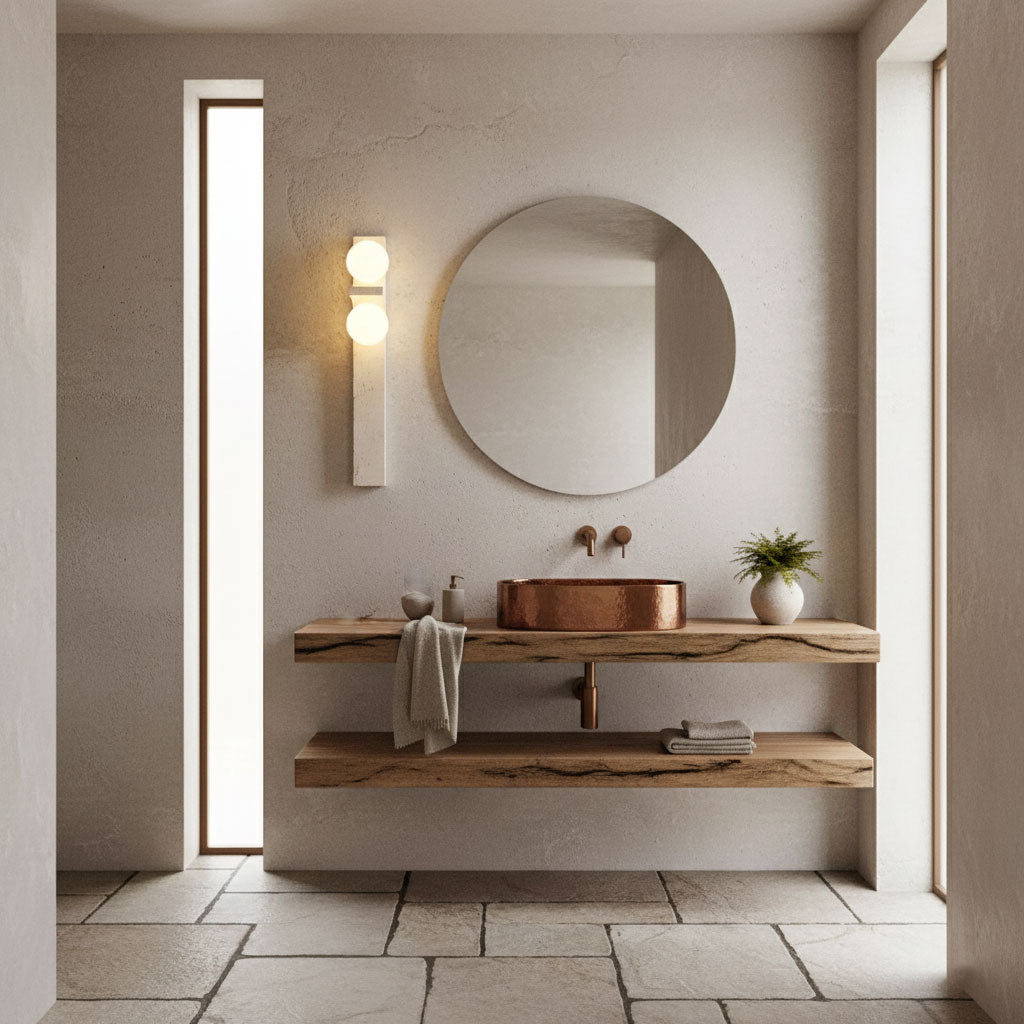 Asencis Natuursteen Wandlamp