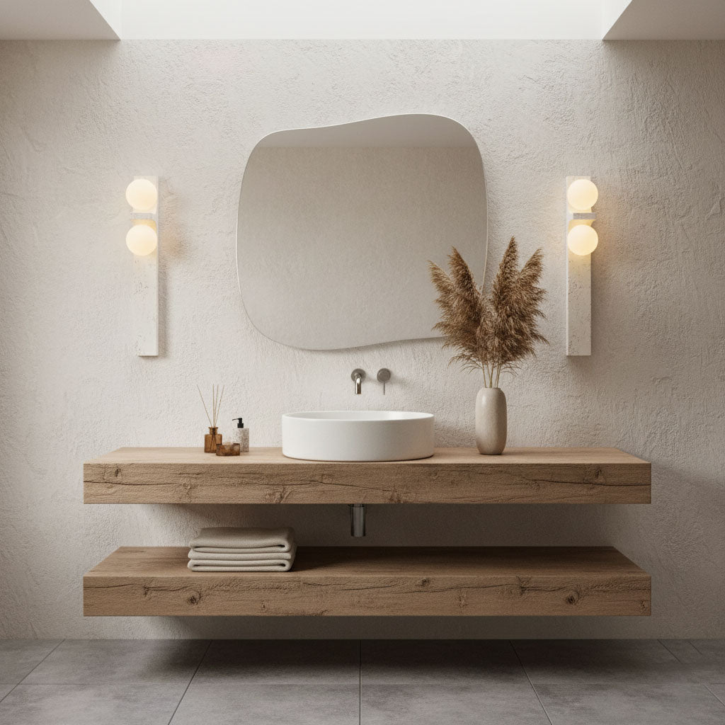 Asencis Natuursteen Wandlamp
