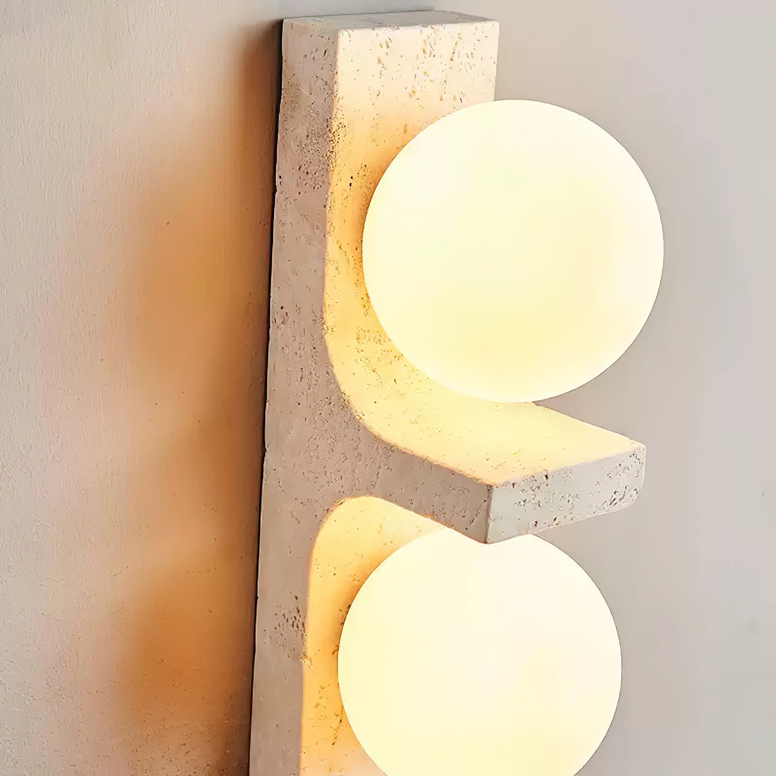 Asencis Natuursteen Wandlamp