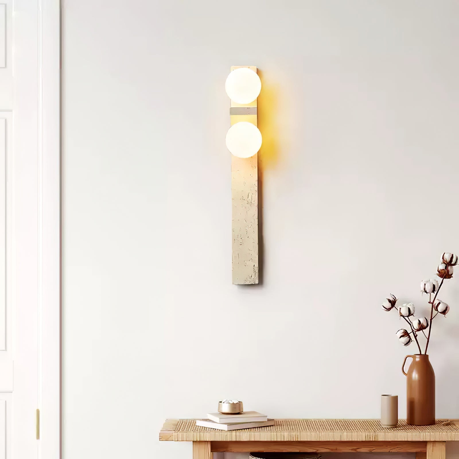 Asencis Natuursteen Wandlamp