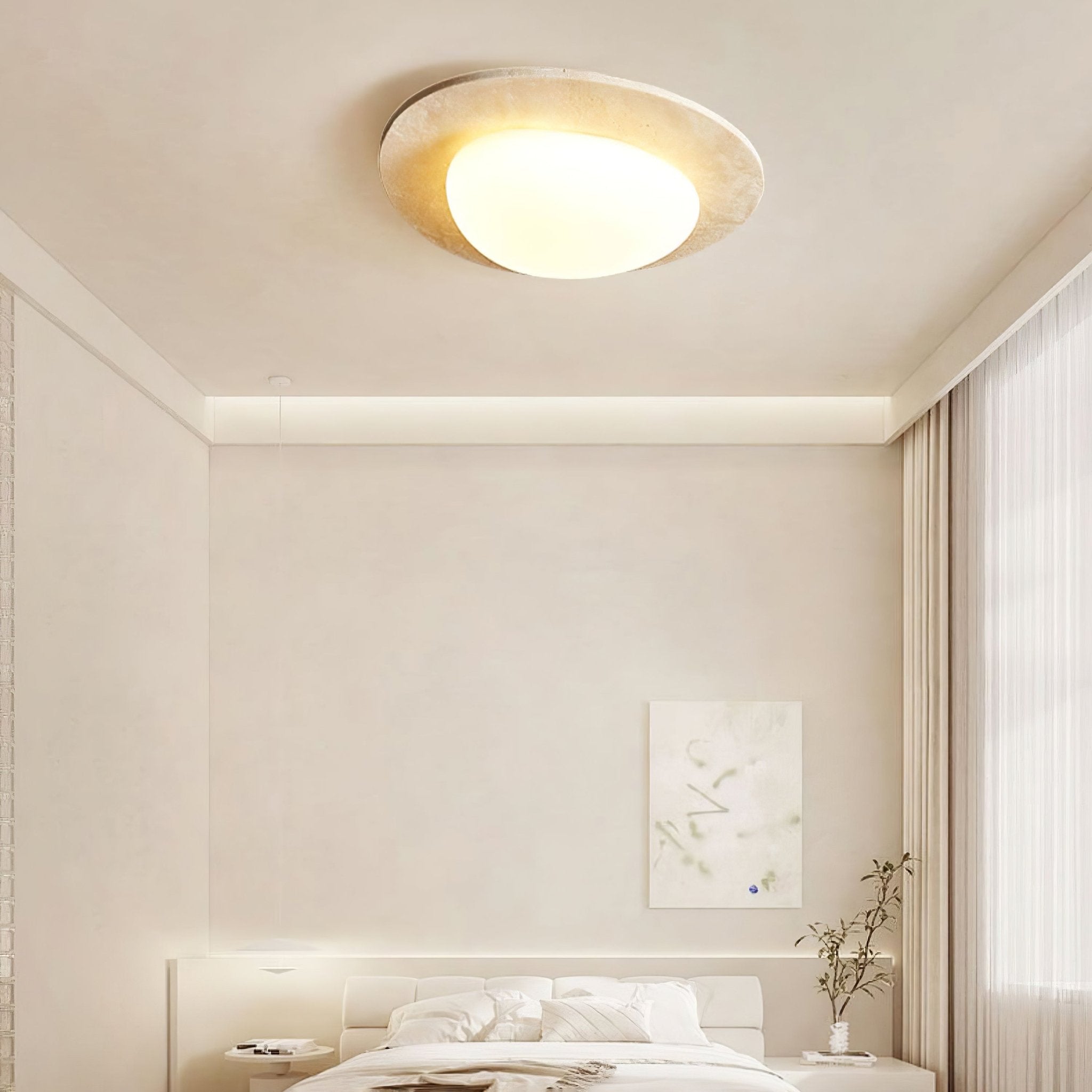 Arone Natuursteen Plafondlamp