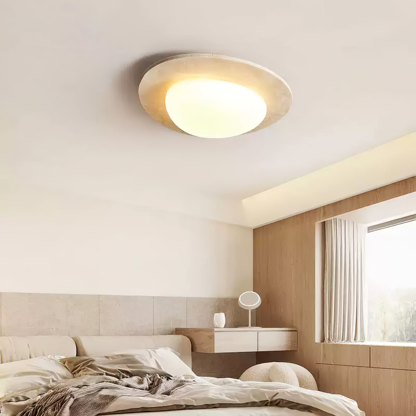 Arone Natuursteen Plafondlamp