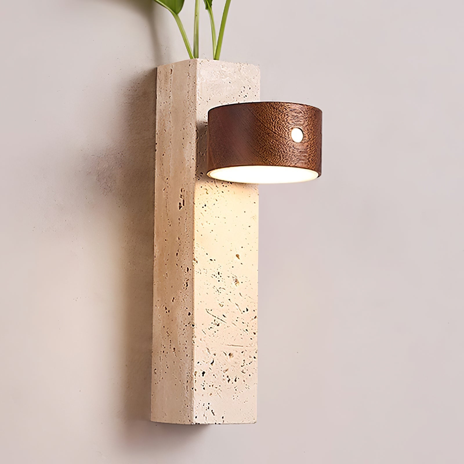 Rexis Travertijnen Wandlamp