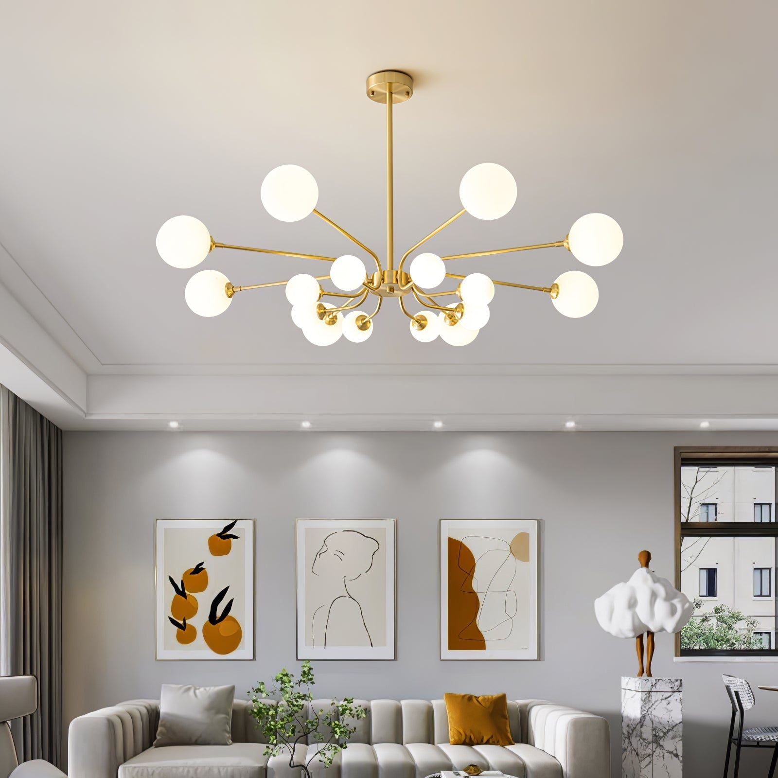 Balldome Plafondlamp