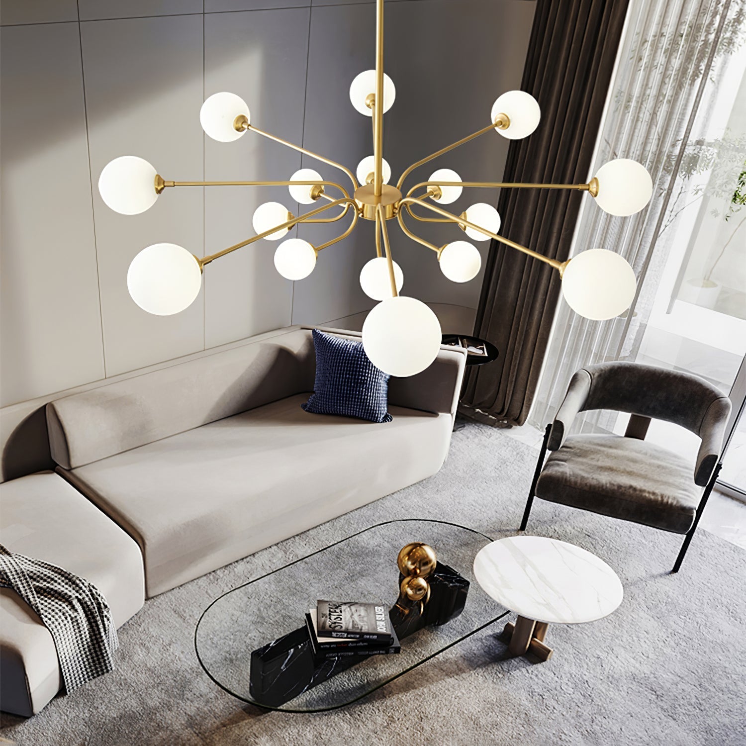 Balldome Plafondlamp
