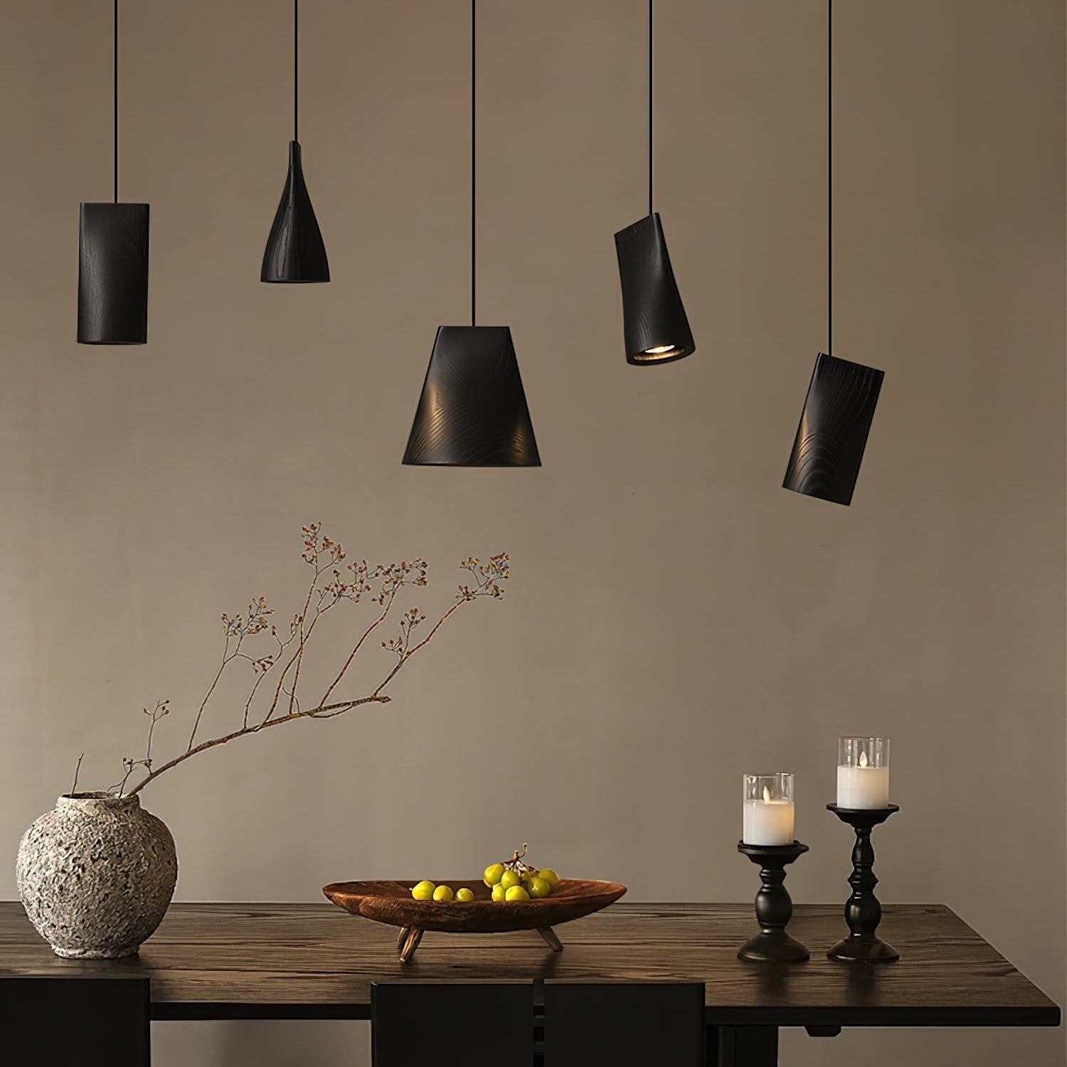 Dellse Houten Hanglamp