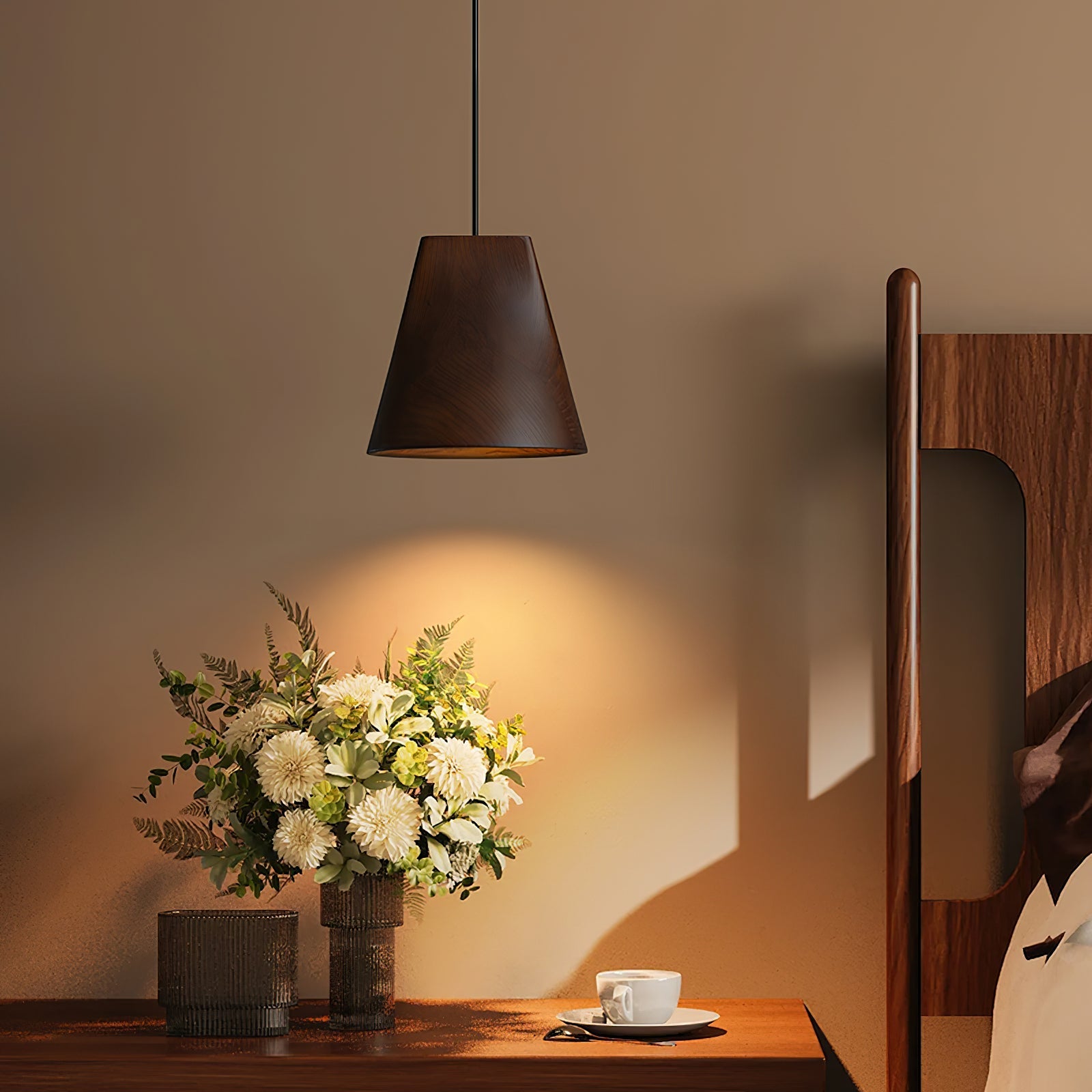 Dellse Houten Hanglamp