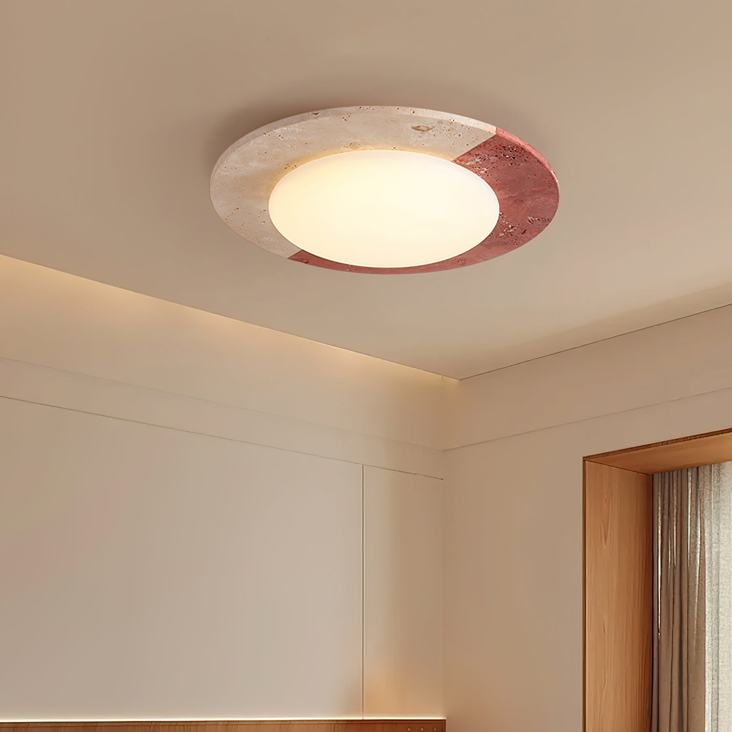 Beya Natuursteen Plafondlamp