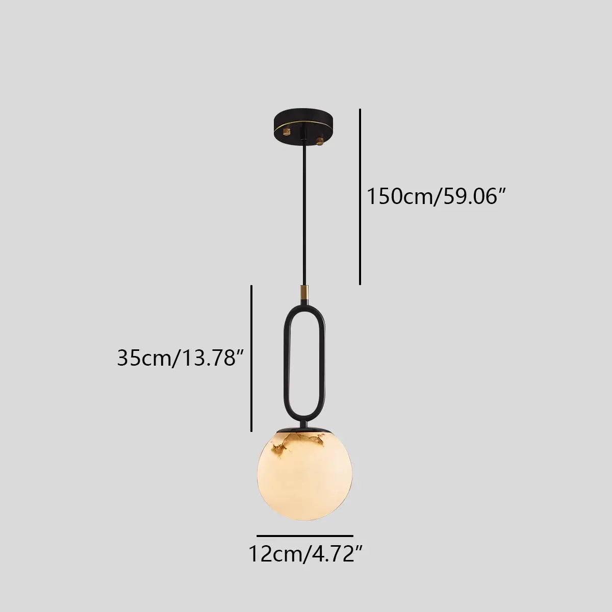 Zazelo Albasten Hanglamp