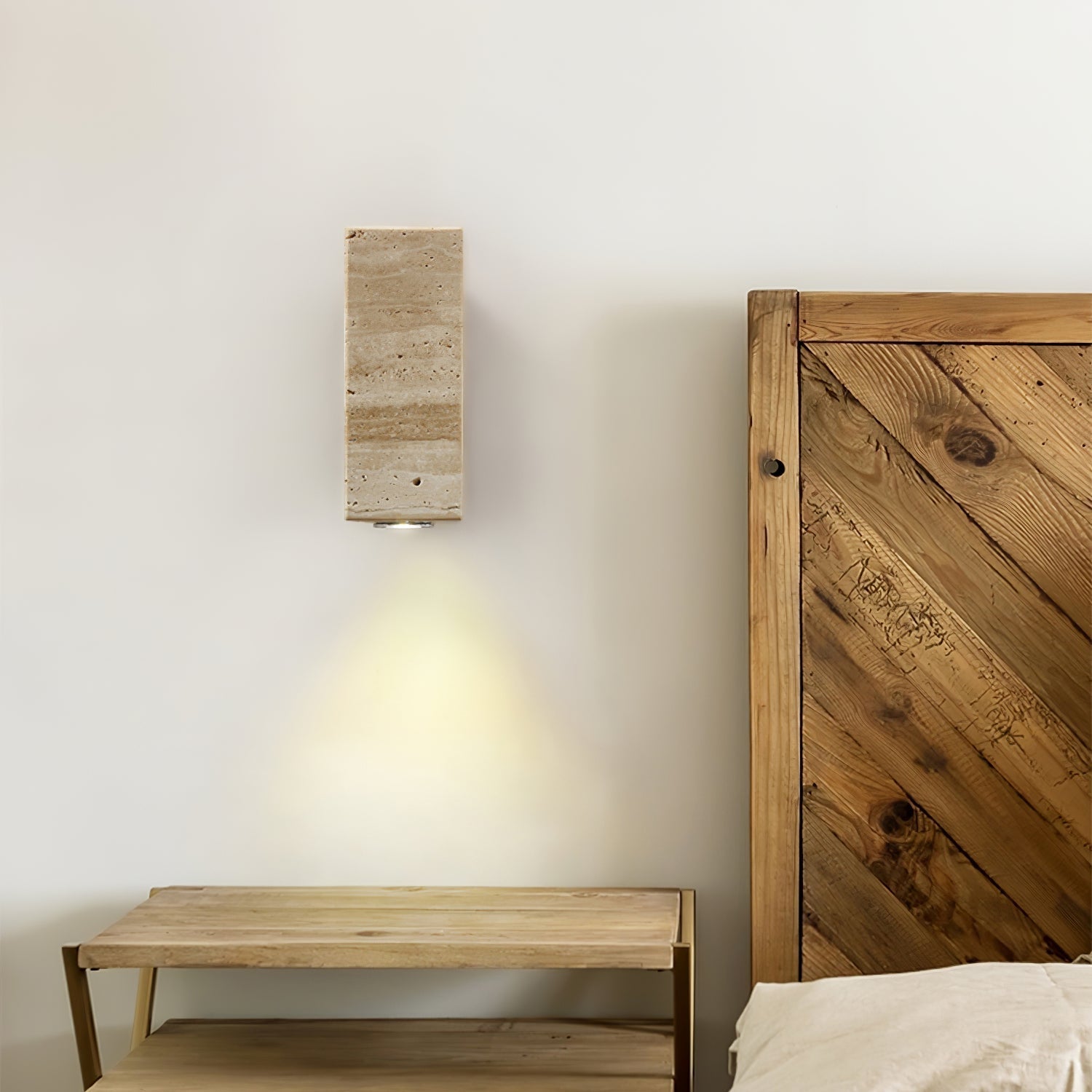 Belon Travertijnen Wandlamp