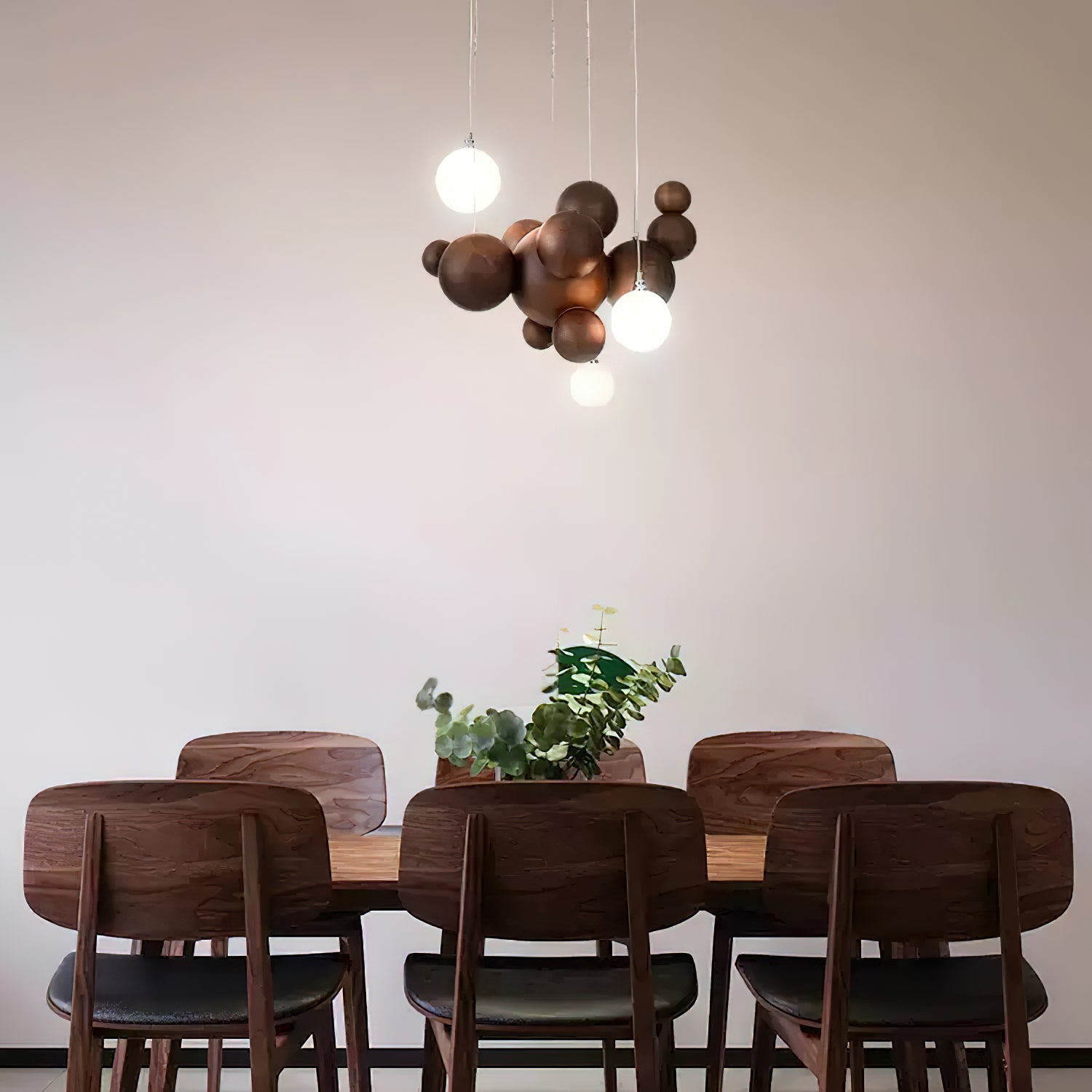 Beo Houten Ballen Hanglamp
