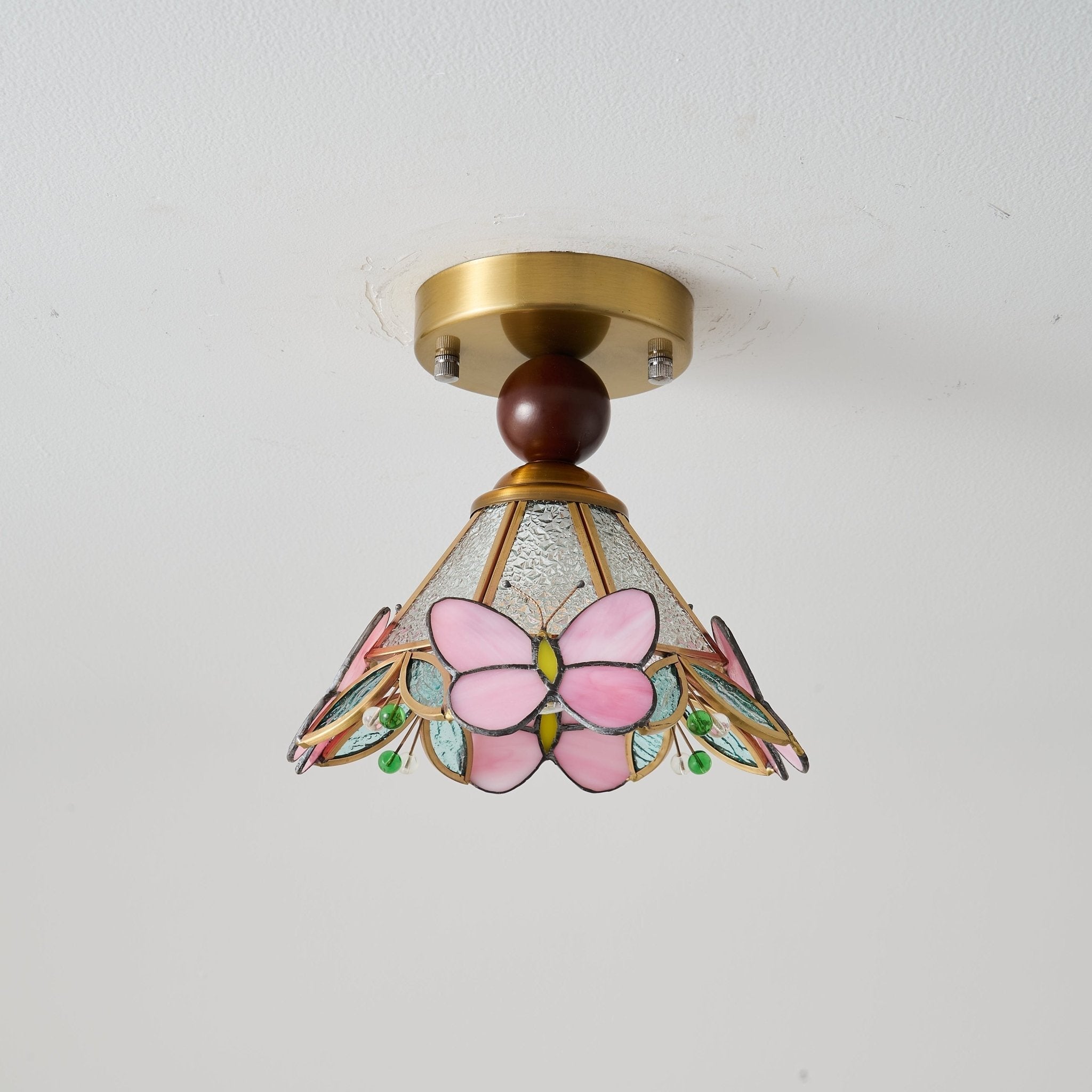 Tiffany Vlinder Plafondlamp