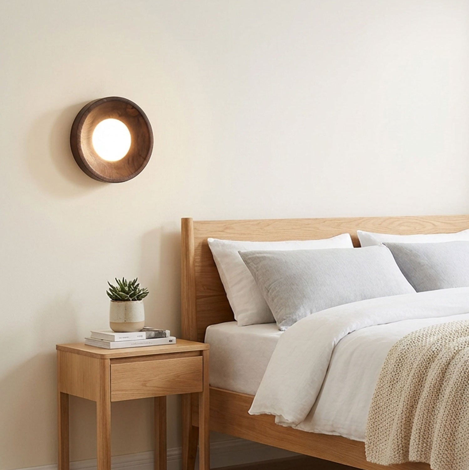 Cobell Houten Wandlamp