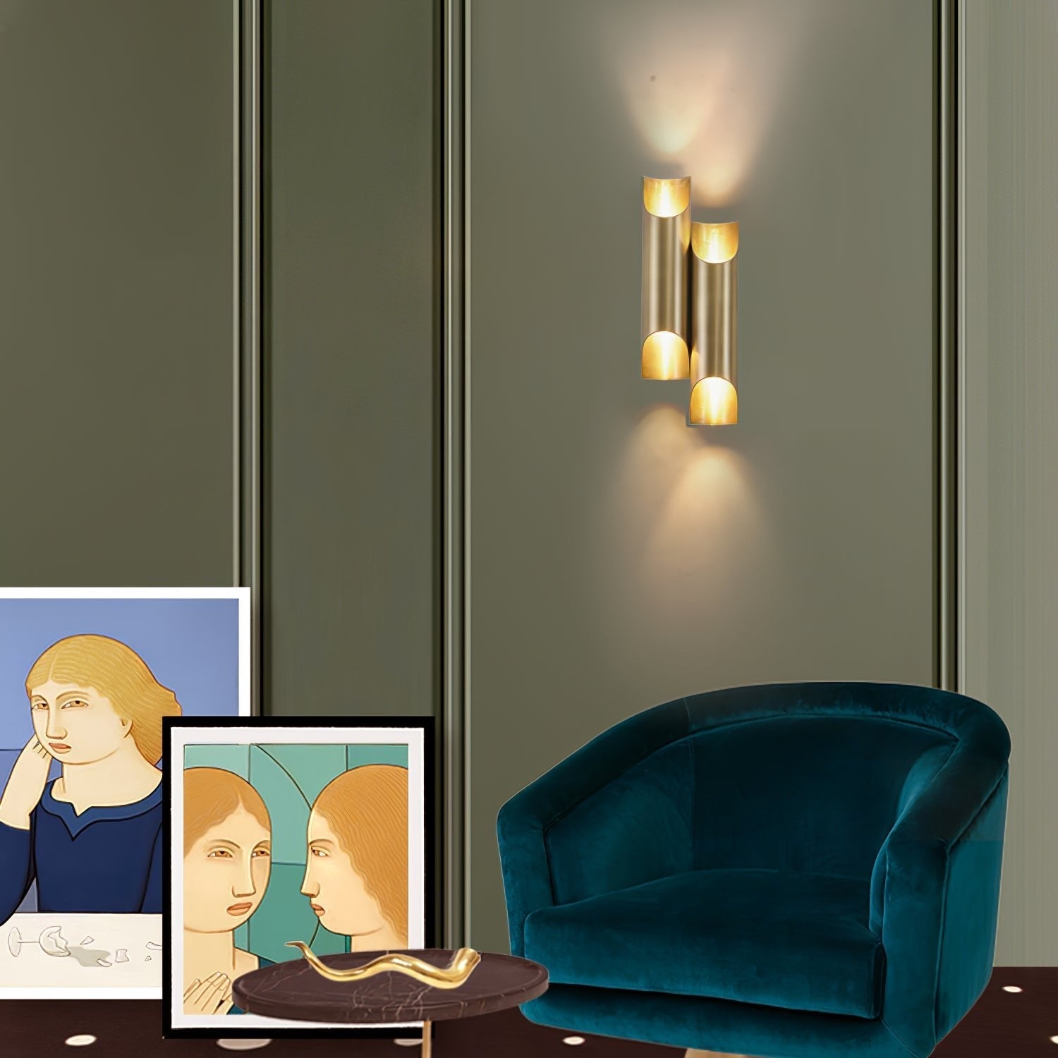 Cellona Messing Wandlamp