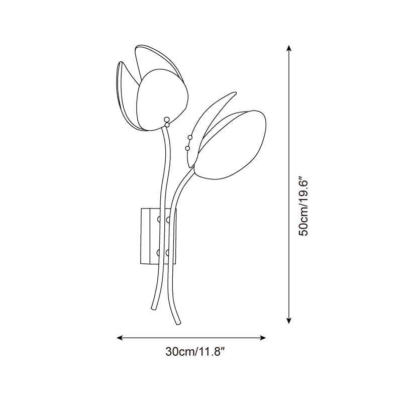 Cenyssa Flower Wandlamp