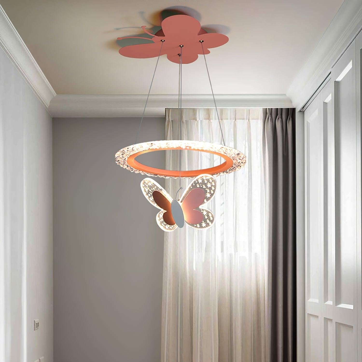 Kleurrijke Vlinder Kinderkamer Hanglamp