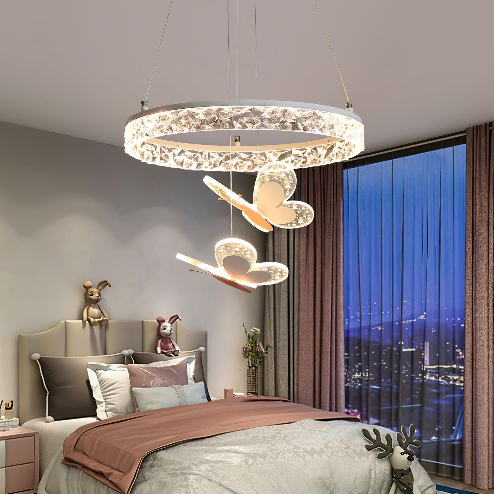 Kleurrijke Vlinder Kinderkamer Hanglamp