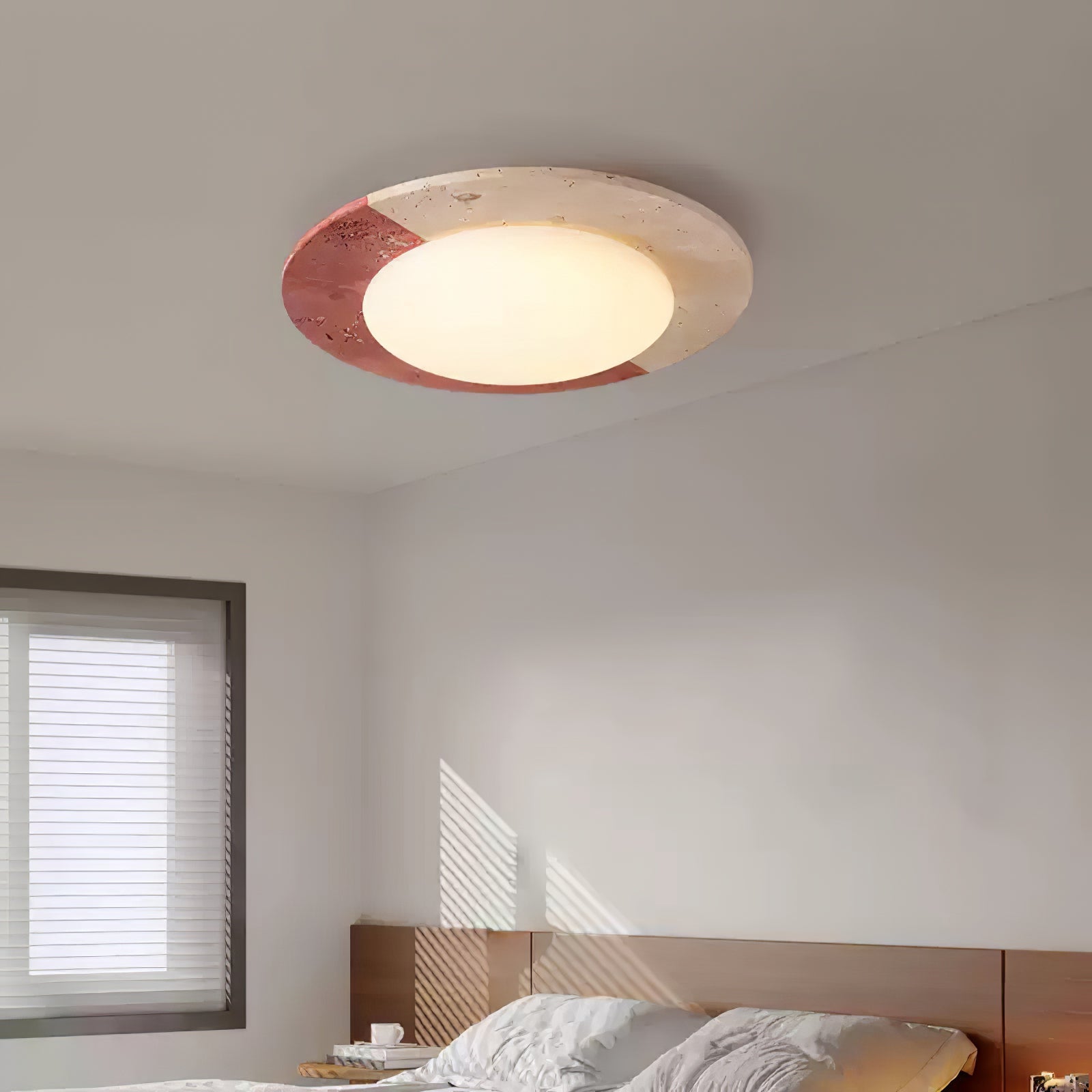 Cemofis Travertijn Plafondlamp
