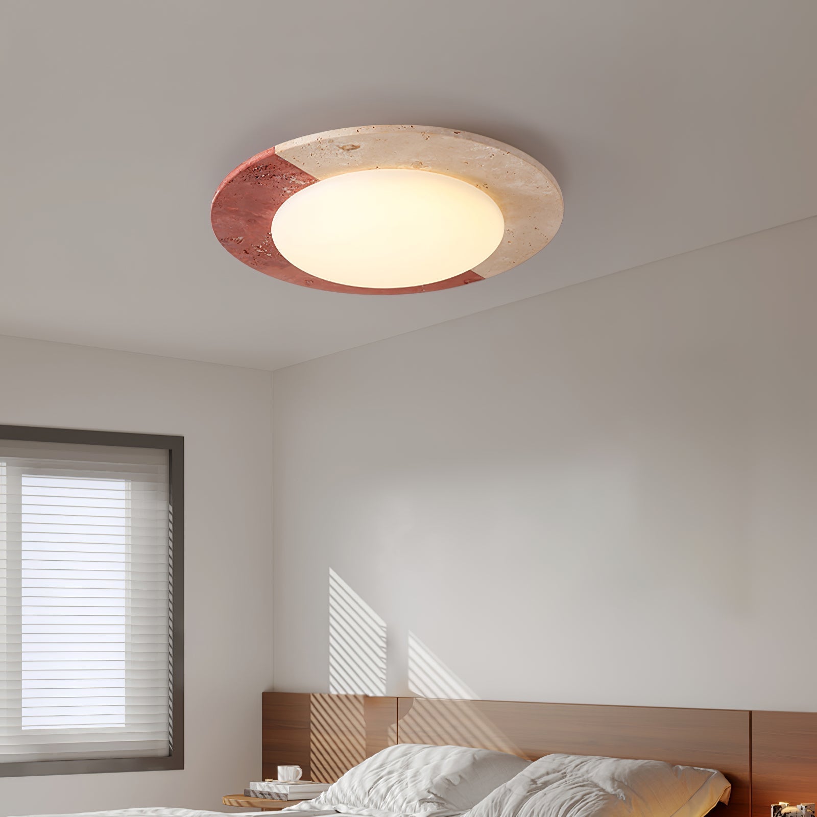 Cemofis Travertijn Plafondlamp