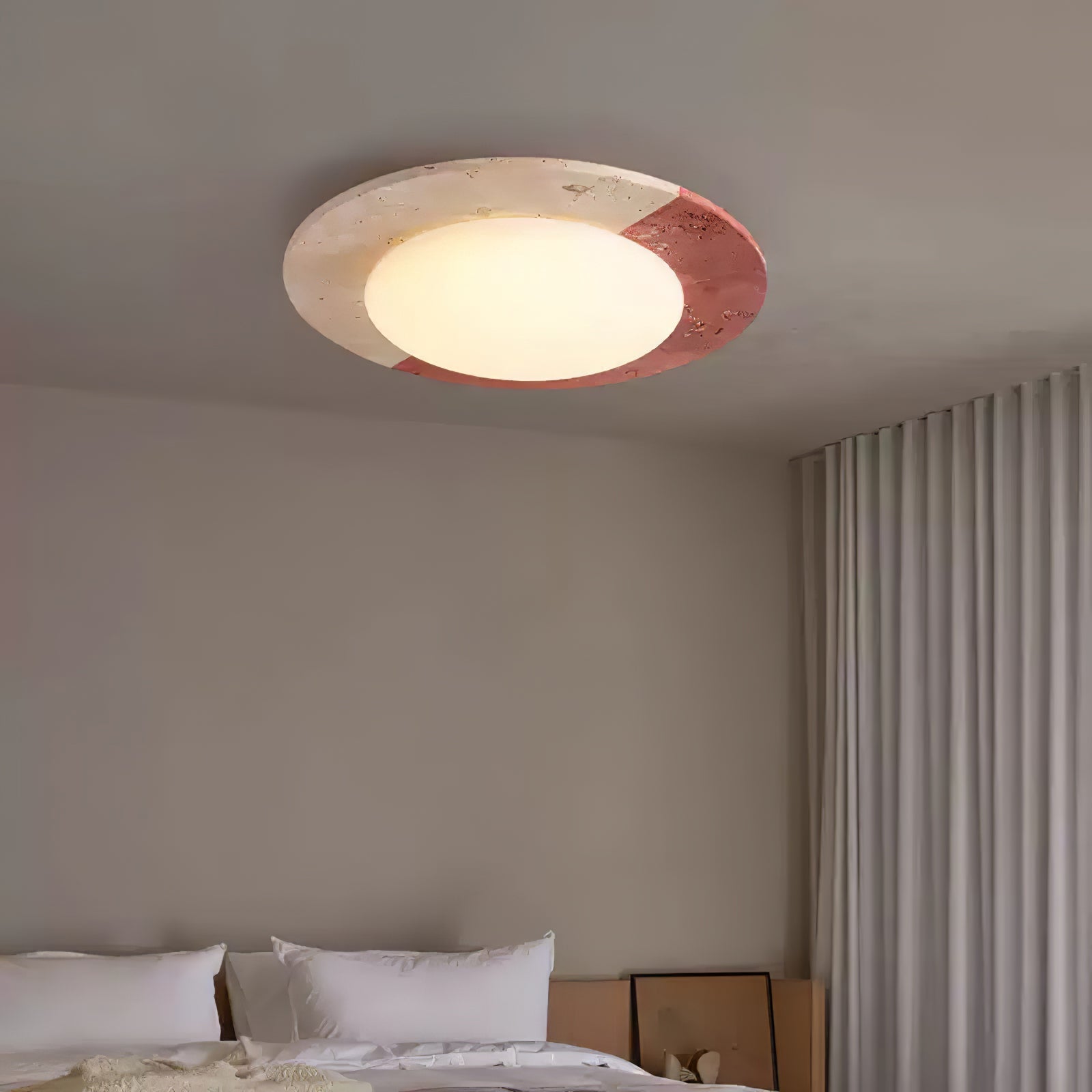 Cemofis Travertijn Plafondlamp