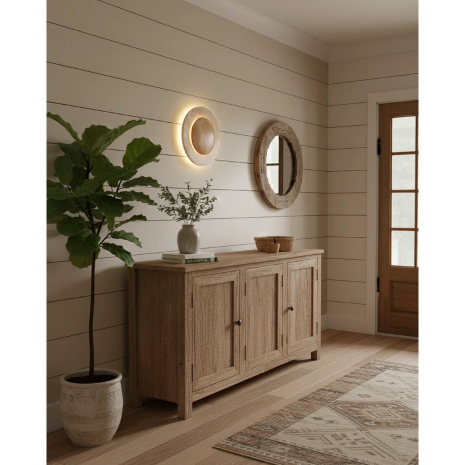Celazo Natuursteen Wandlamp