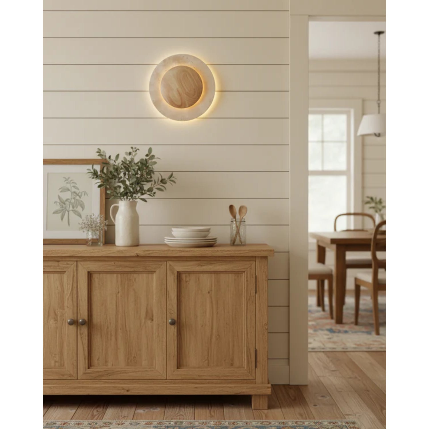 Celazo Natuursteen Wandlamp