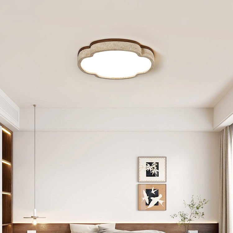 Couzo Travertijnen Wolkvorm Plafondlamp