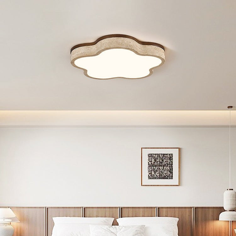 Stervorm Travertijnen Plafondlamp