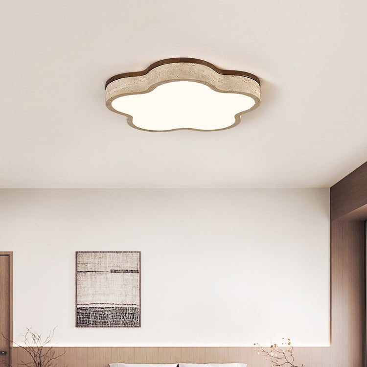 Stervorm Travertijnen Plafondlamp