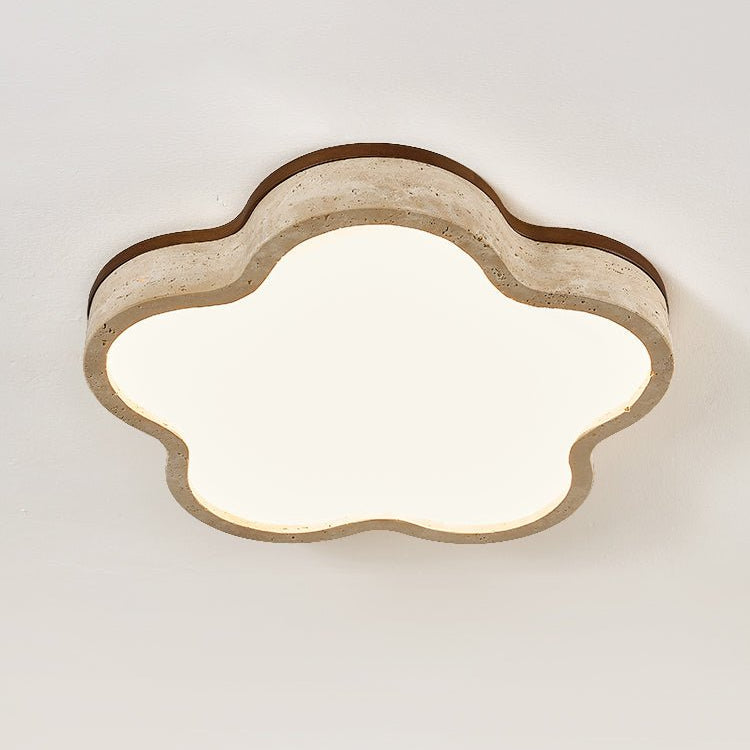 Stervorm Travertijnen Plafondlamp