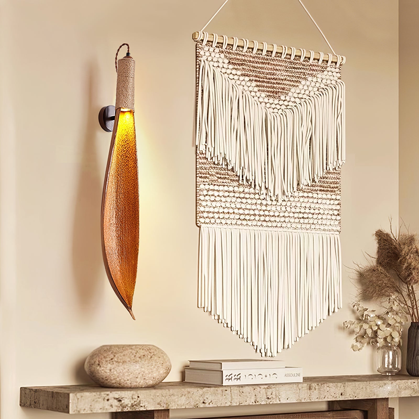 Cocos Leaf Wandlamp
