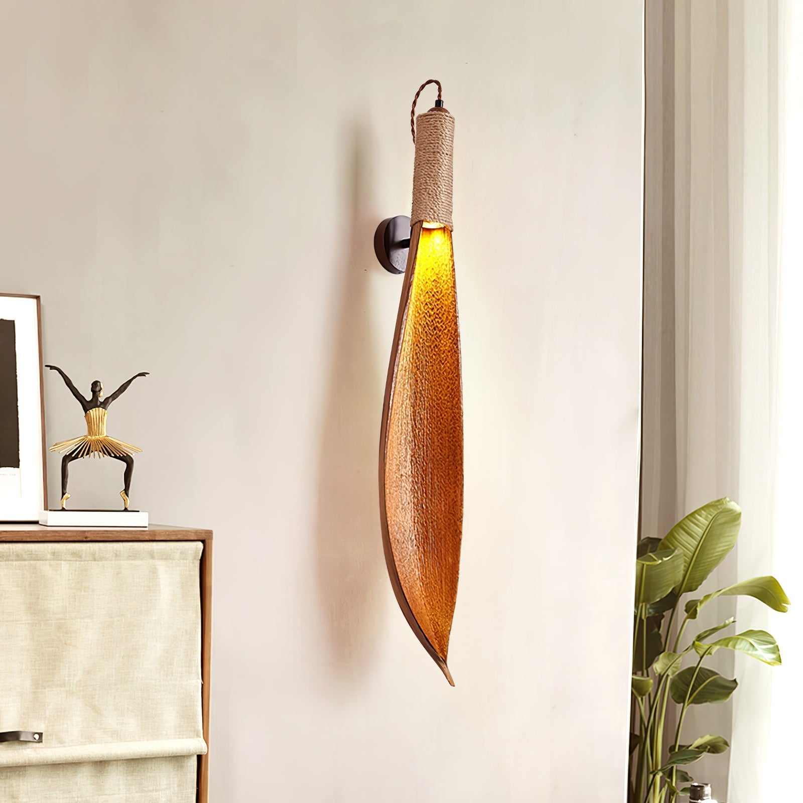 Cocos Leaf Wandlamp