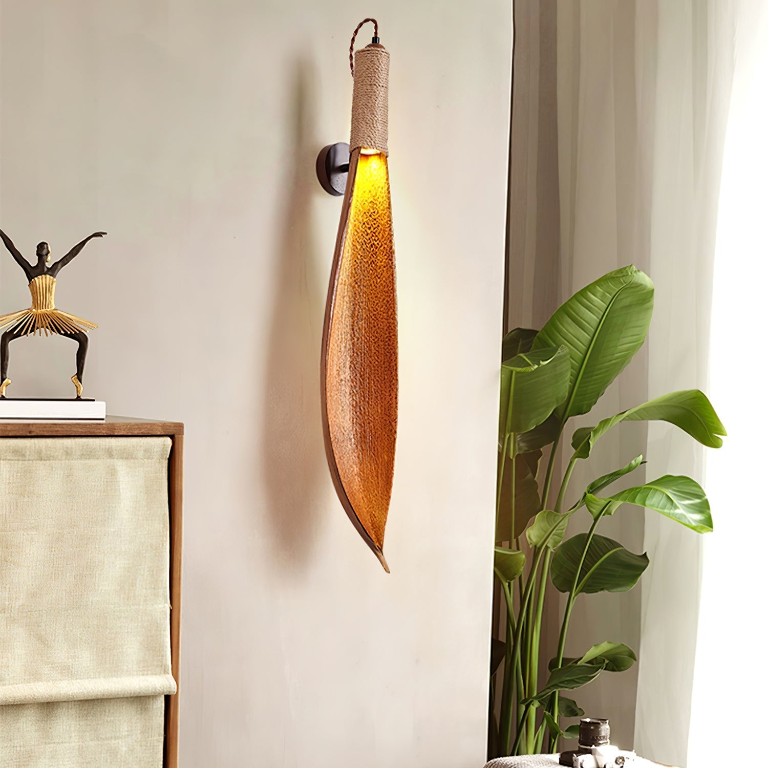 Cocos Leaf Wandlamp