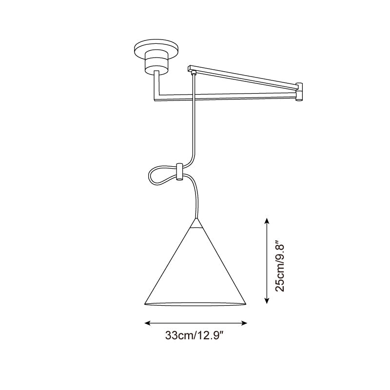 Conize Swing Arm Hanglamp