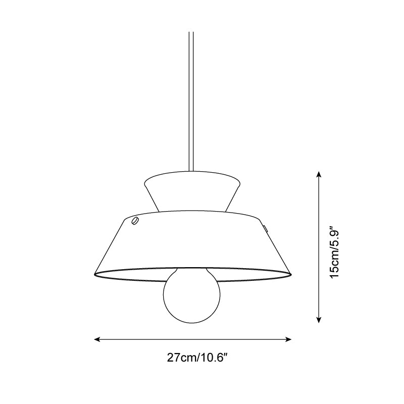 Coveny Japandi Stijl Hanglamp