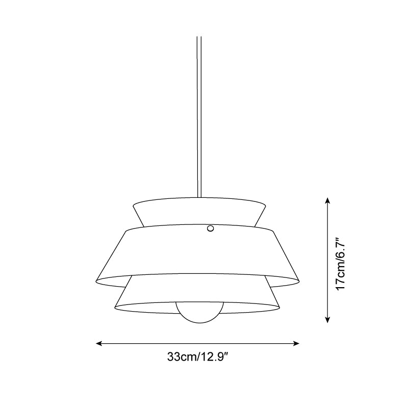 Coveny Japandi Stijl Hanglamp