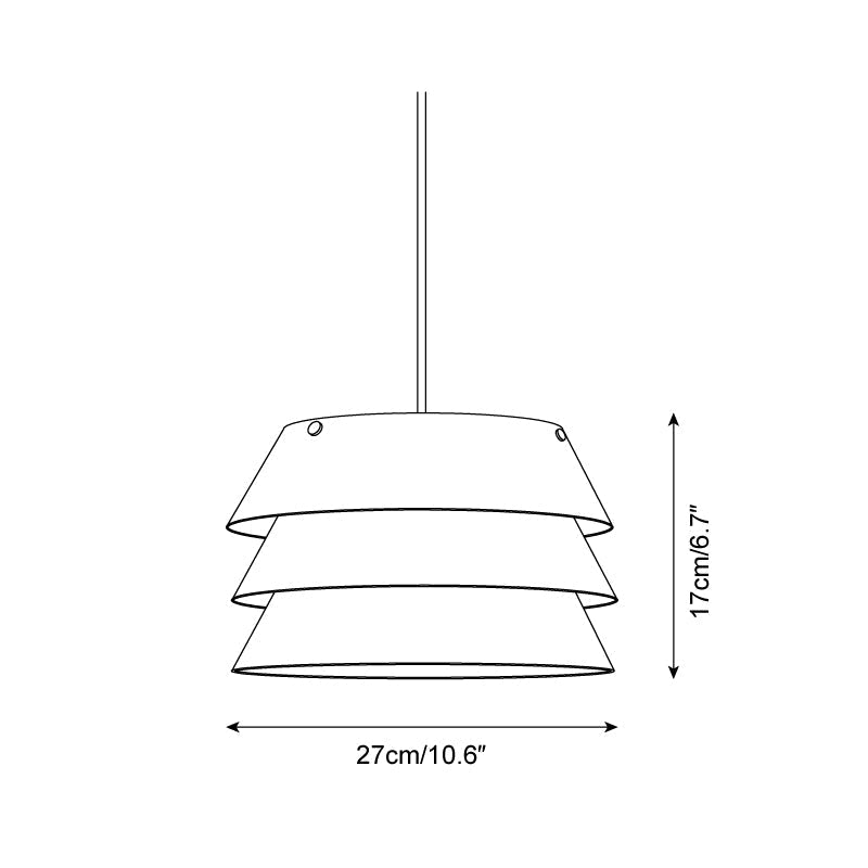Coveny Japandi Stijl Hanglamp