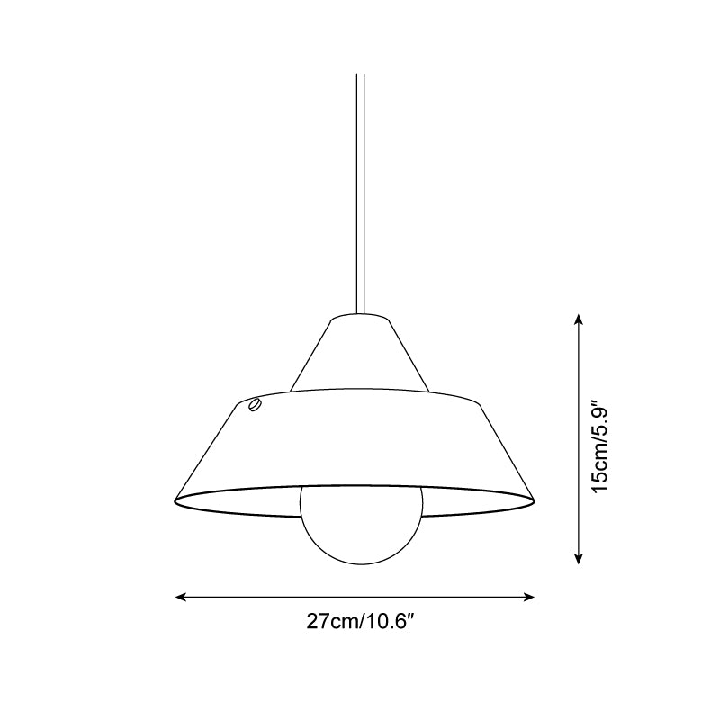 Coveny Japandi Stijl Hanglamp