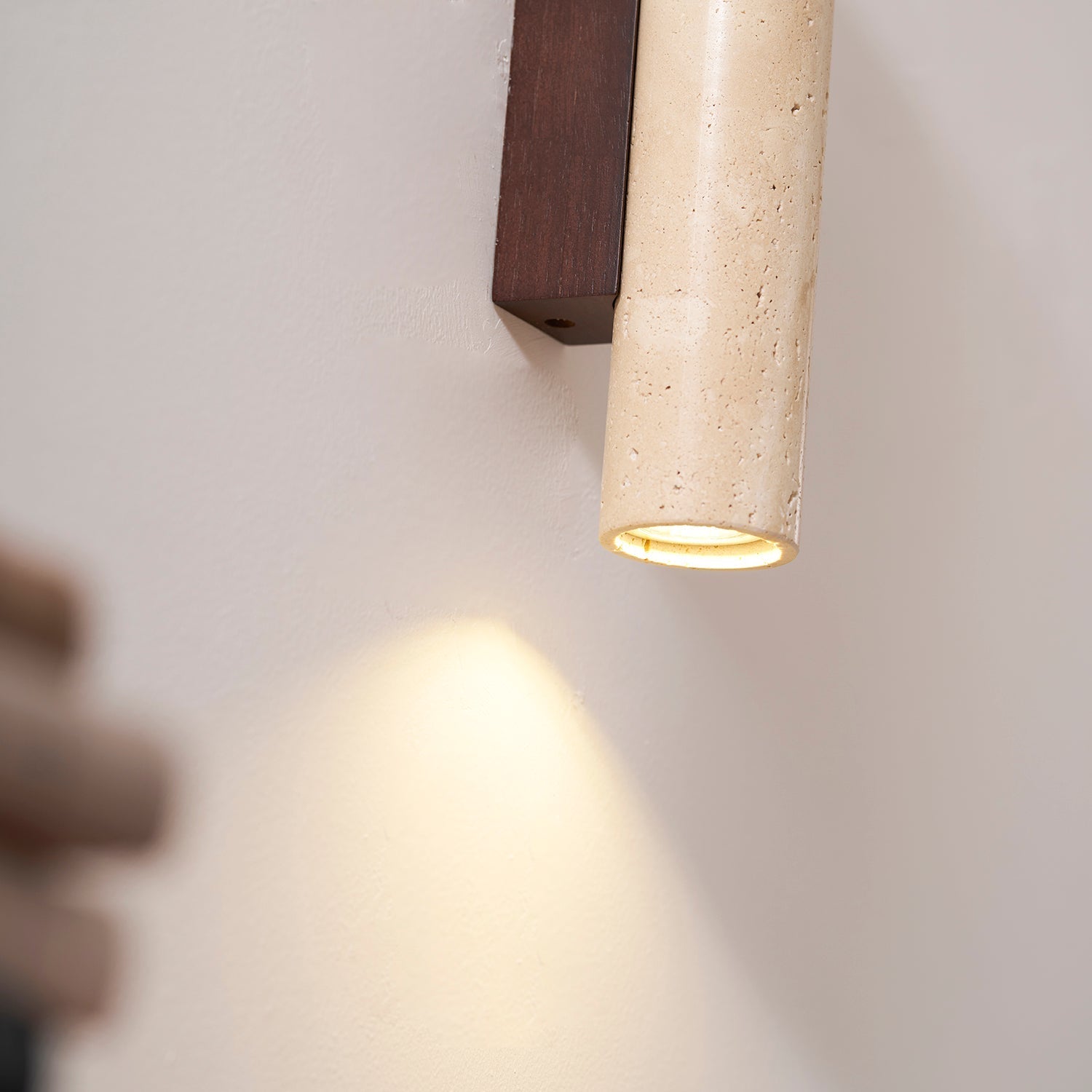 Someysa Travertijnen Wandlamp