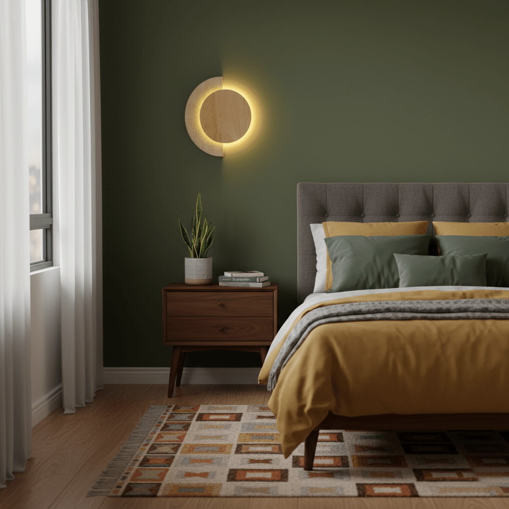 Hesco Travertijnen Wandlamp