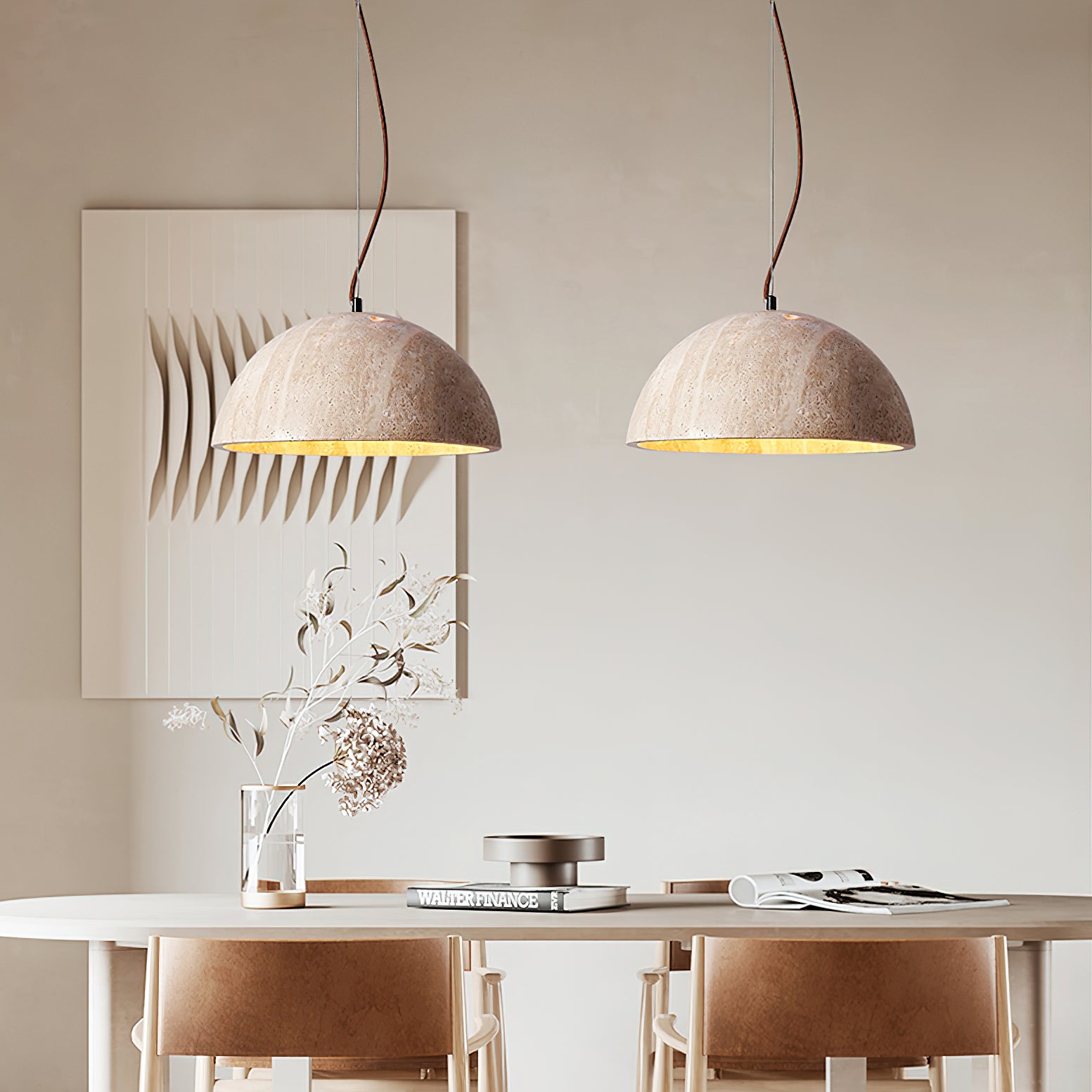 Meresci Natuursteen Hanglamp