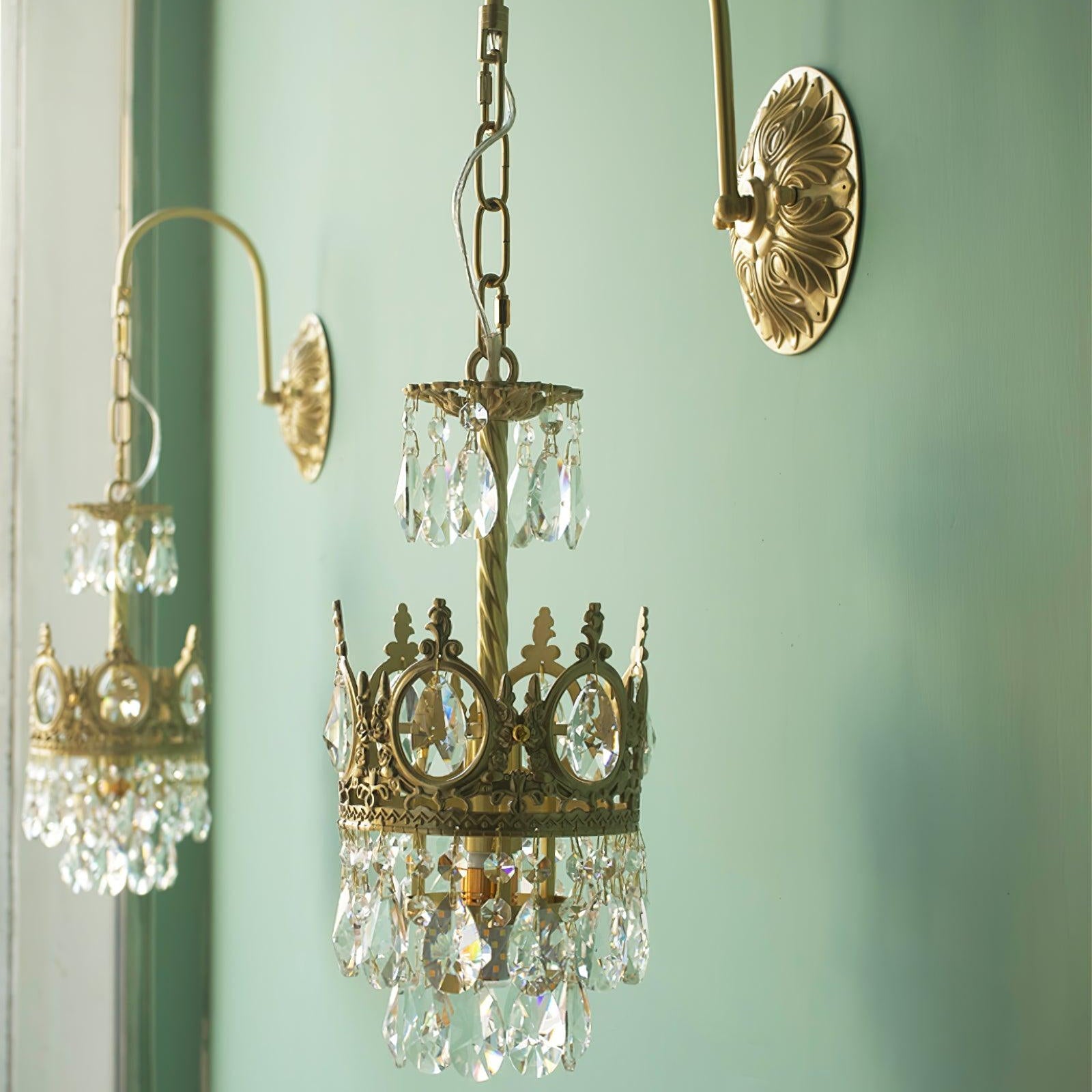 Qelin Kristallen Kroon Wandlamp
